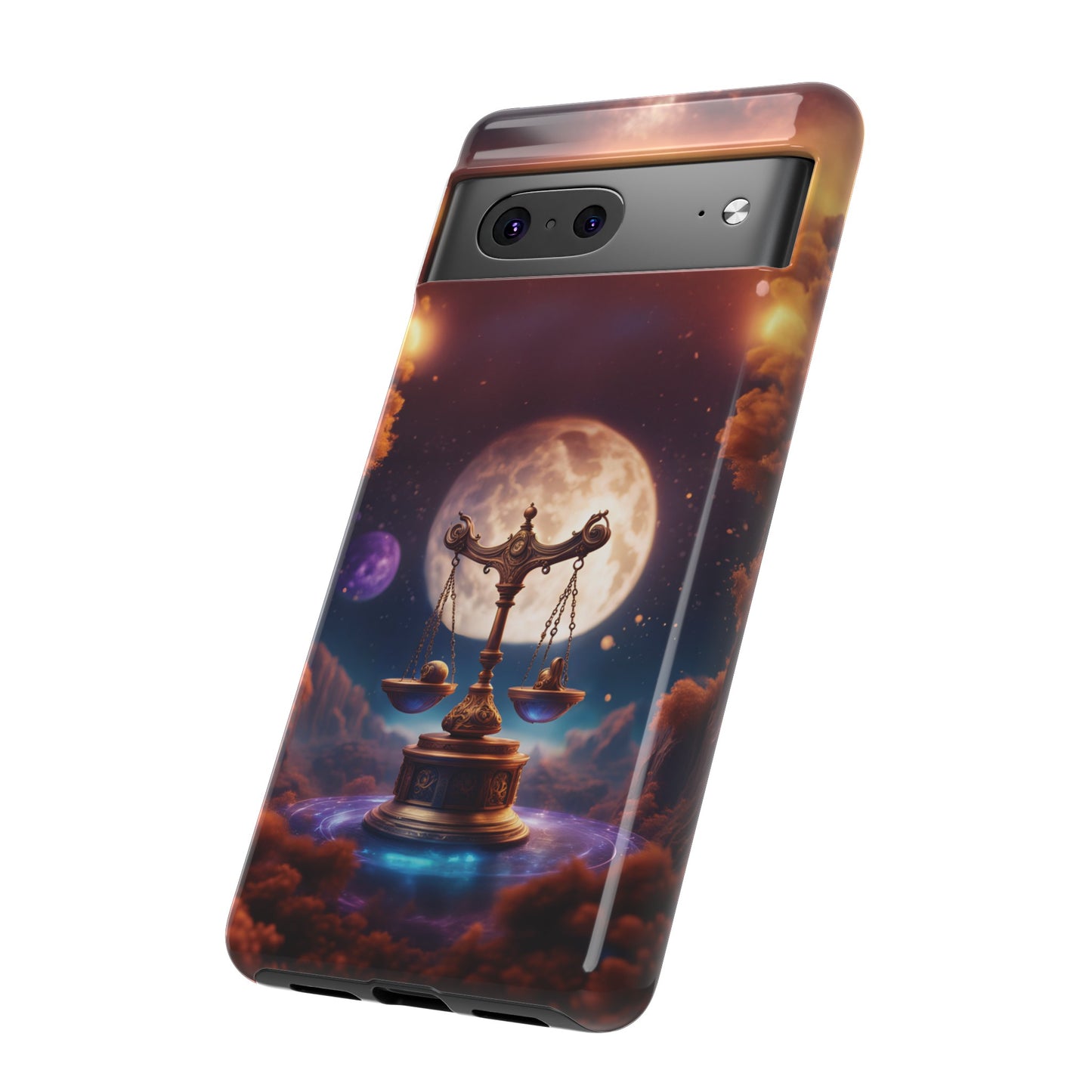 Libra Horoscope Astrology Tough Case for iPhone 15,14,13 and also Samsung Galaxy and Google Pixel Phones, Phone Case, JSCHAFFA.com