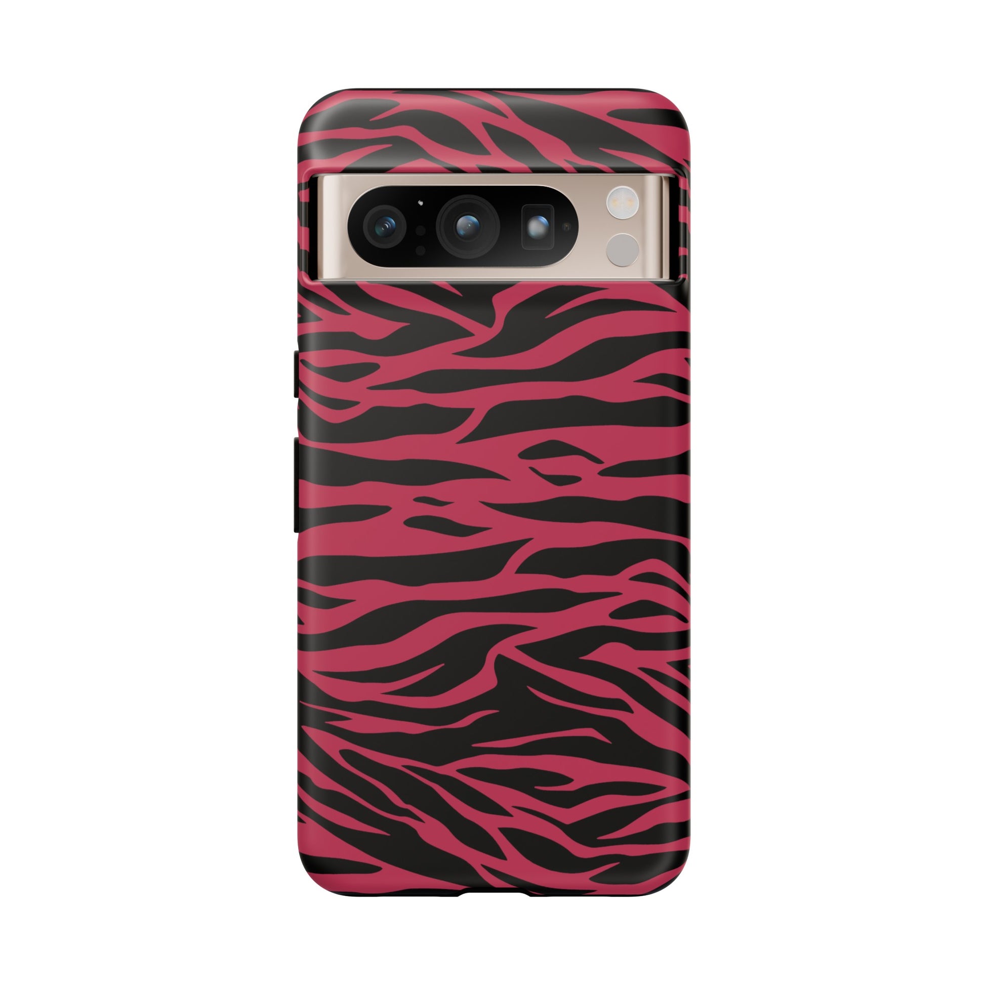 Viva Magenta Cute Wild Tiger Print Pattern Tough Phone Case, Phone Case, JSCHAFFA.com