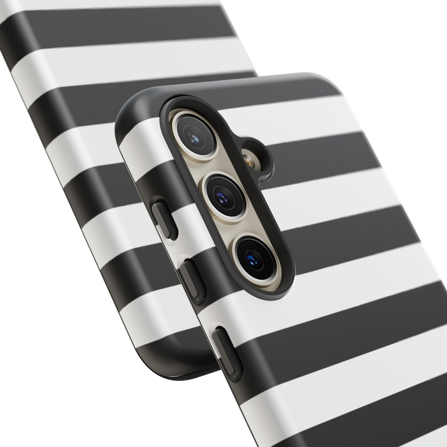 Black and White Stripe Tough Phone Case, Phone Case, JSCHAFFA.com