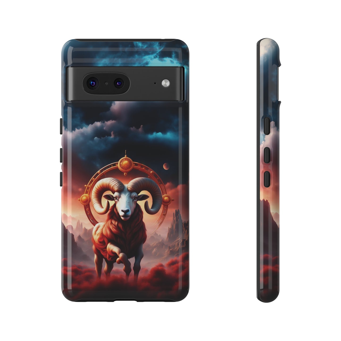 Aries Horoscope Astrology Tough Case for iPhone Samsung Galaxy and Google Pixel Phones, Phone Case, JSCHAFFA.com