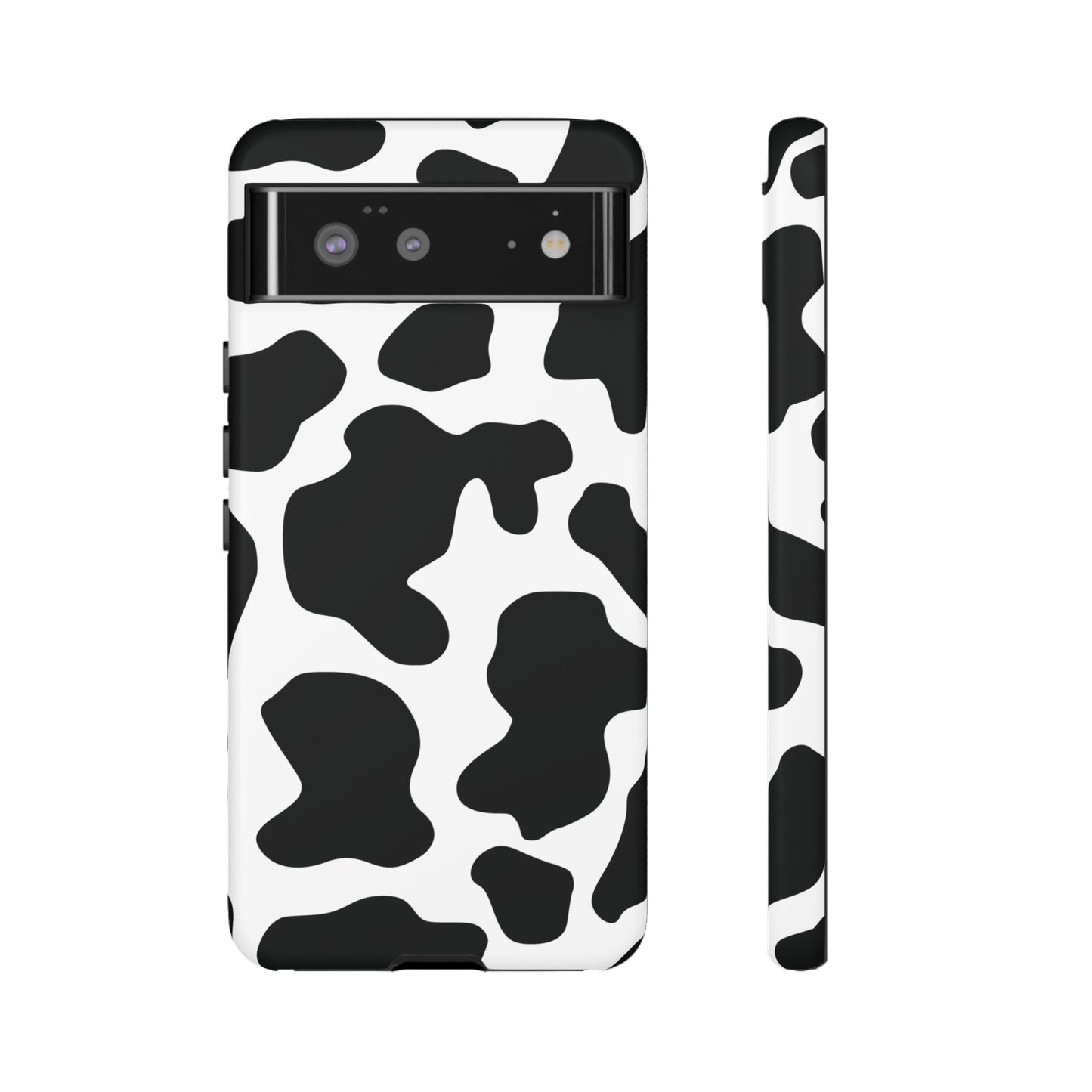 Black Cow print Phone Case iPhone Samsung Google