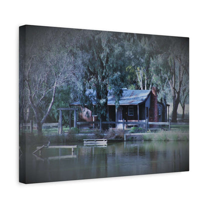 Home Sweet Home by the Lake Photography Wall Art Canvas 1.25 Depth Matte Canvas at JSCHAFFA.com