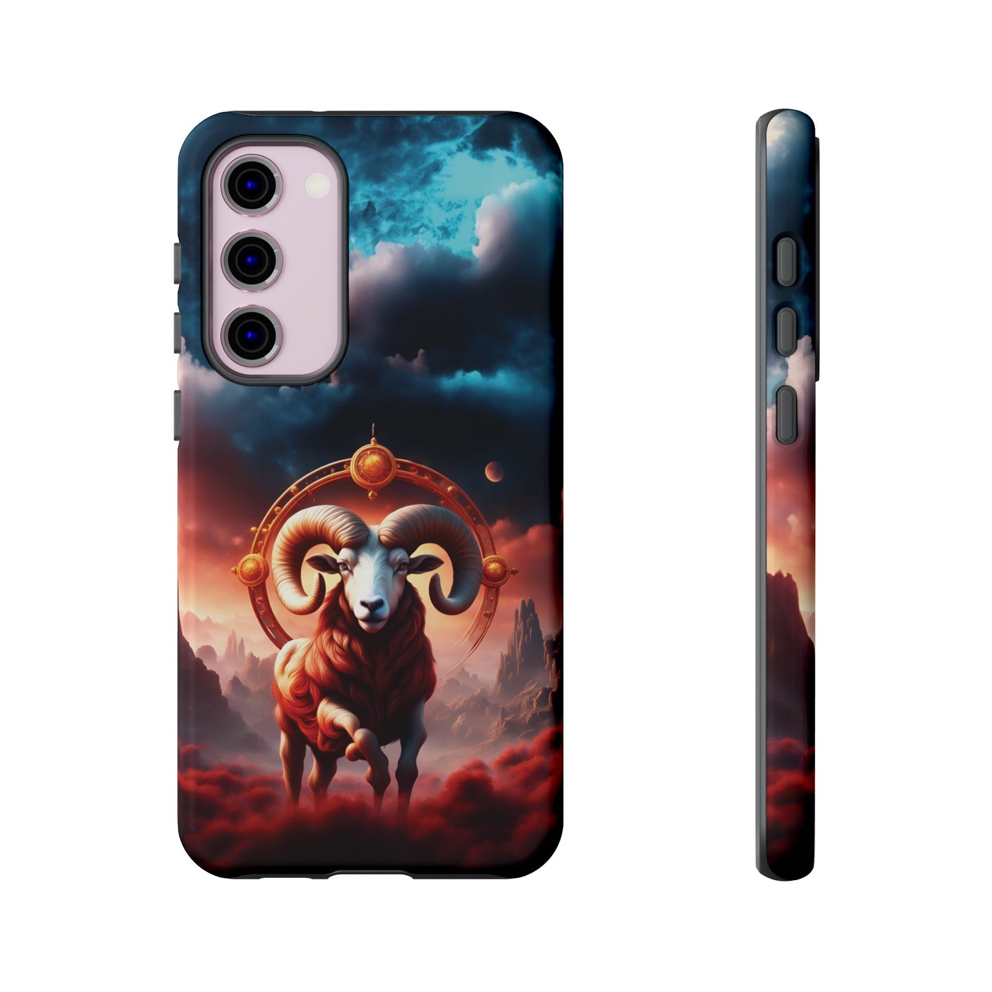 Aries Horoscope Astrology Tough Case for iPhone Samsung Galaxy and Google Pixel Phones, Phone Case, JSCHAFFA.com