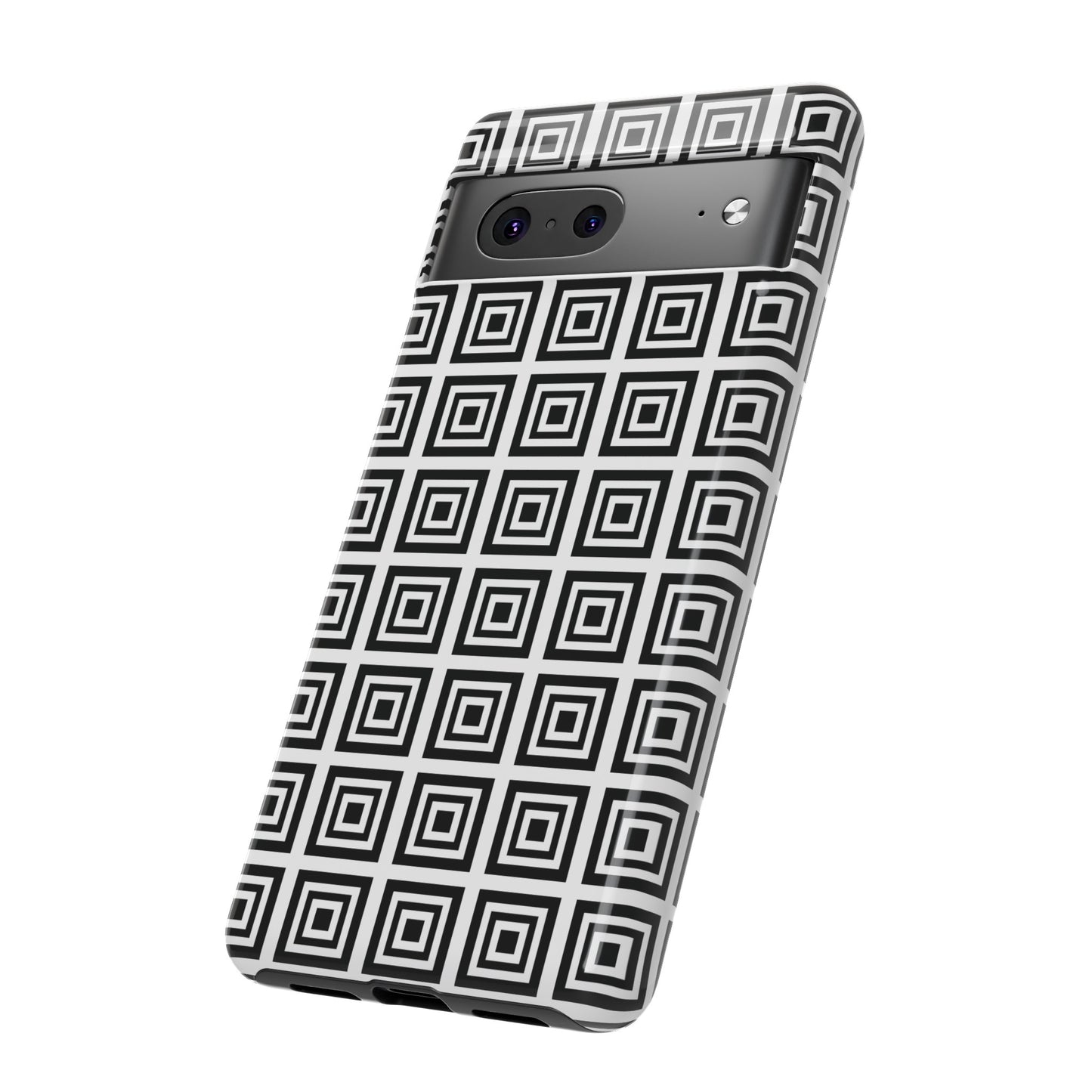 Cute Square Black and With Tough Phone Case, Phone Case, JSCHAFFA.com