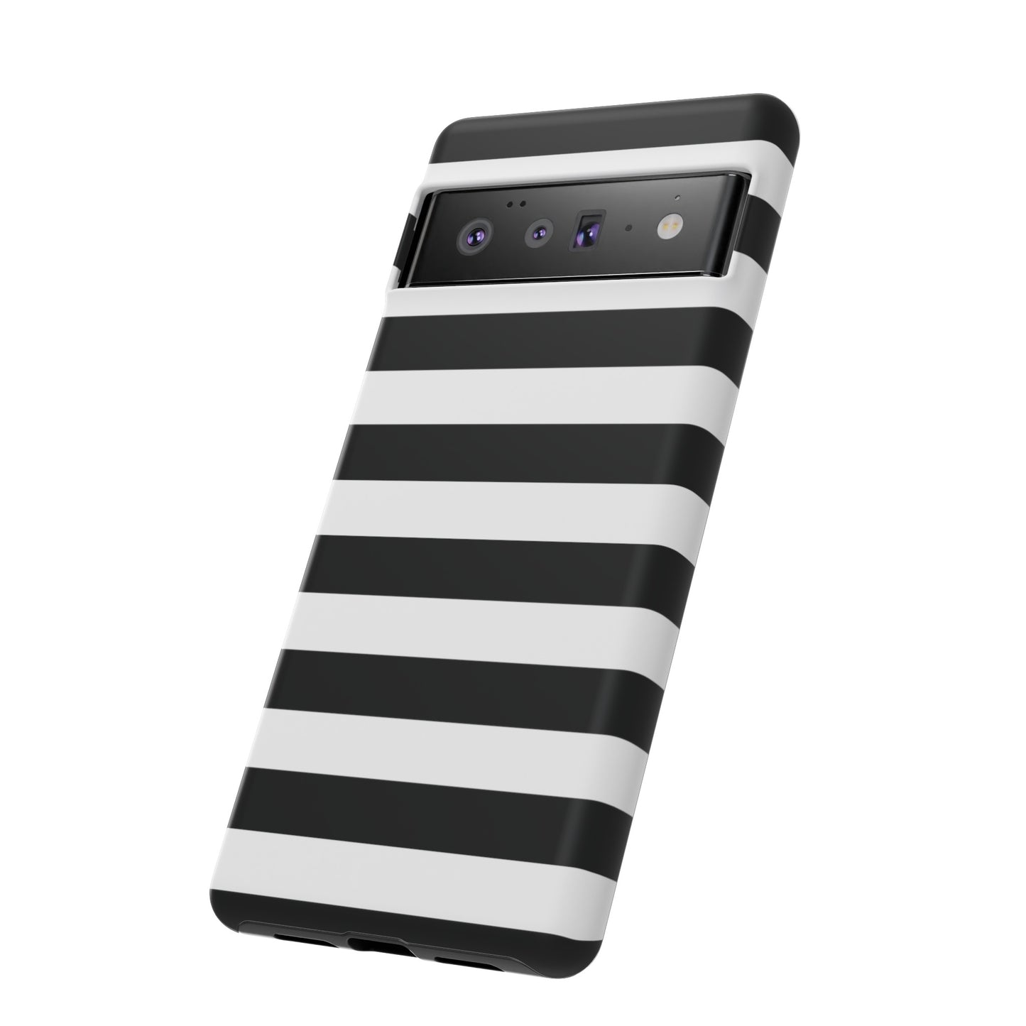 Black and White Stripe Tough Phone Case, Phone Case, JSCHAFFA.com