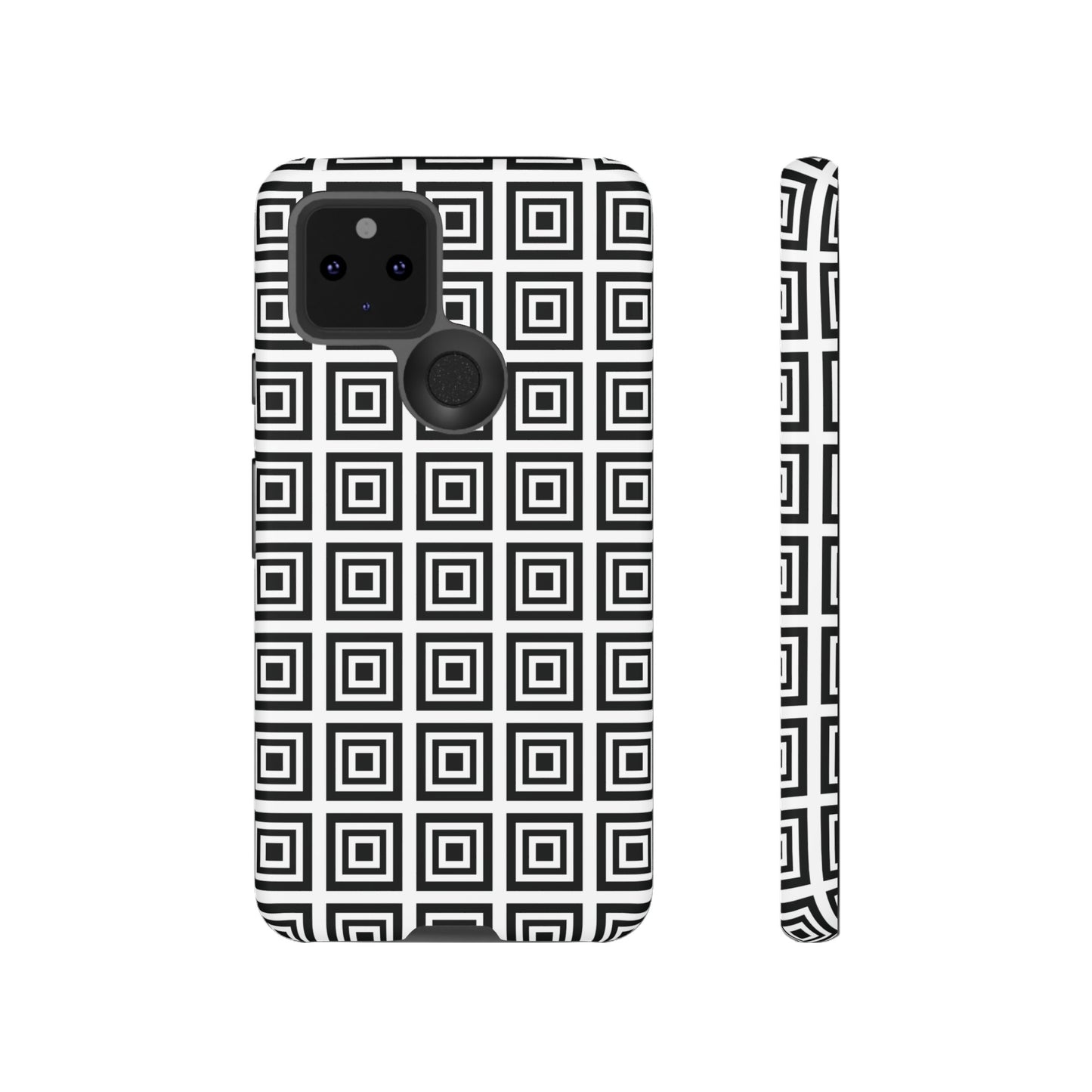 Cute Square Black and With Tough Phone Case, Phone Case, JSCHAFFA.com