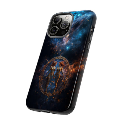 Gemini Horoscope Astrology Tough Case for iPhone Samsung Galaxy and Google Pixel Phone, Phone Case, JSCHAFFA.com