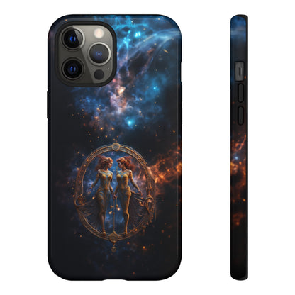 Gemini Horoscope Astrology Tough Case for iPhone Samsung Galaxy and Google Pixel Phone, Phone Case, JSCHAFFA.com