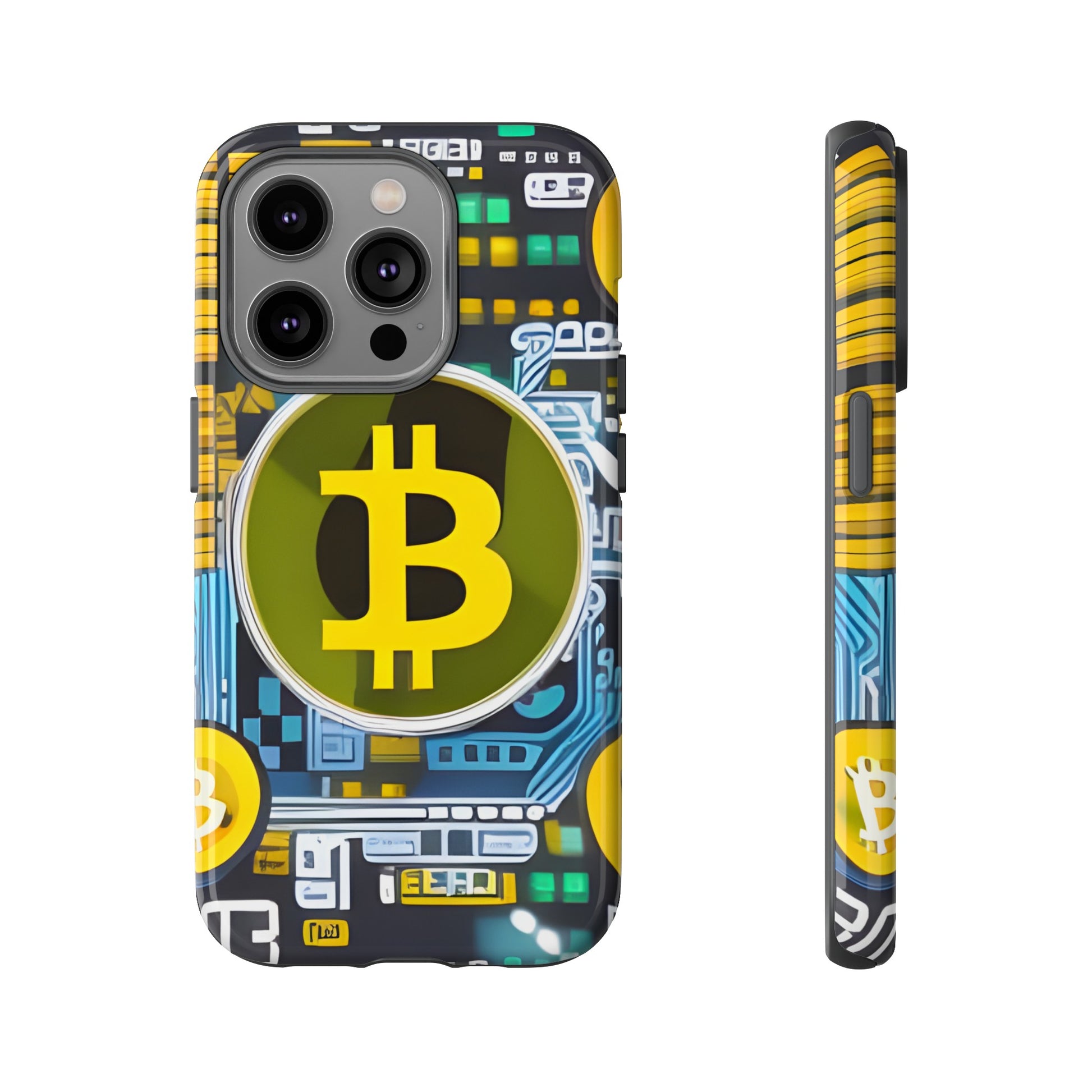 Bitcoin phone case iPhone Samsung Google, Phone Case, JSCHAFFA.com