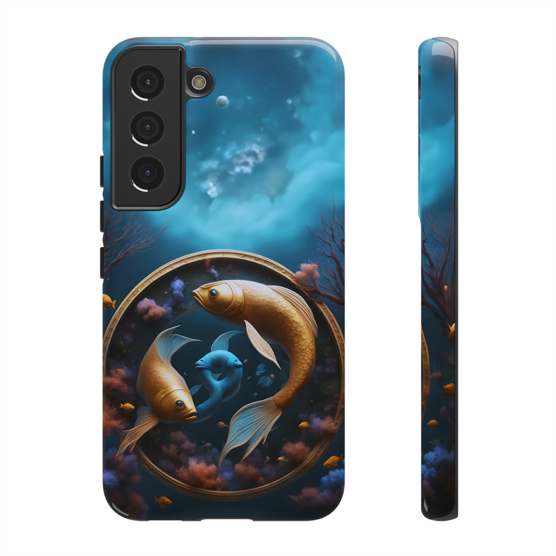 Pisces Horoscope Tough Phone Case for iPhone Google Samsung, Phone Case, JSCHAFFA.com