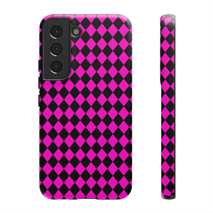 Pink Black Dimond Tough phone Case Cover | iPhone | Google | Samsung, Phone Case, JSCHAFFA.com