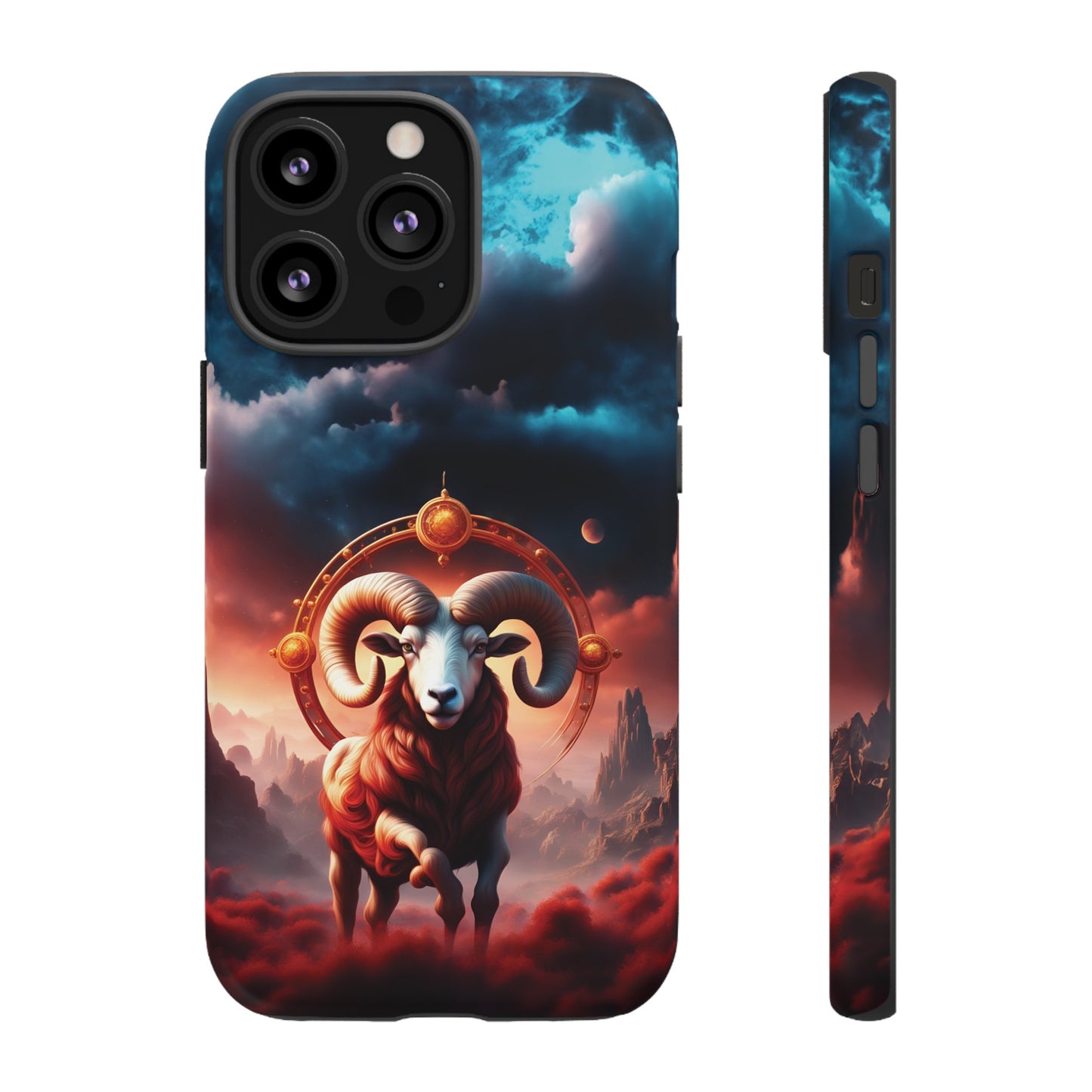 Aries Horoscope Astrology Tough Case for iPhone Samsung Galaxy and Google Pixel Phones, Phone Case, JSCHAFFA.com