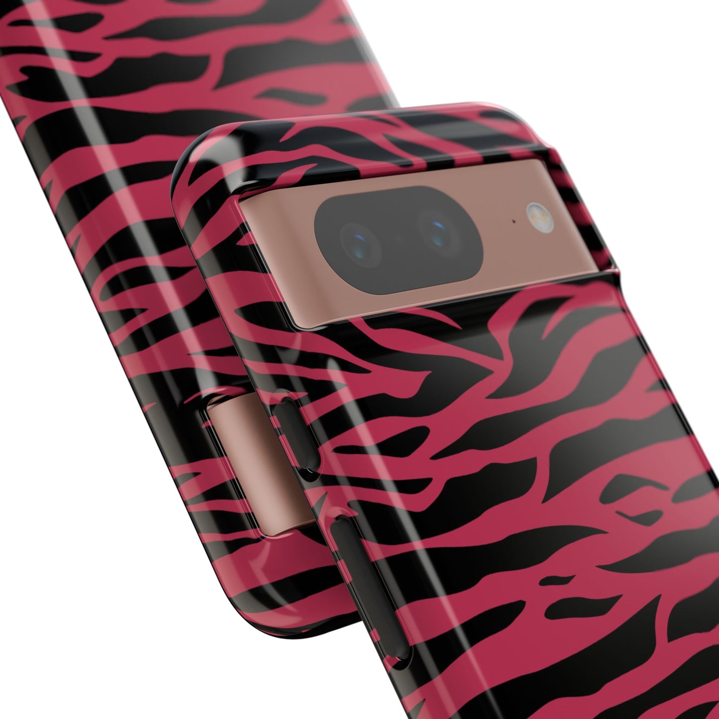 Viva Magenta Cute Wild Tiger Print Pattern Tough Phone Case