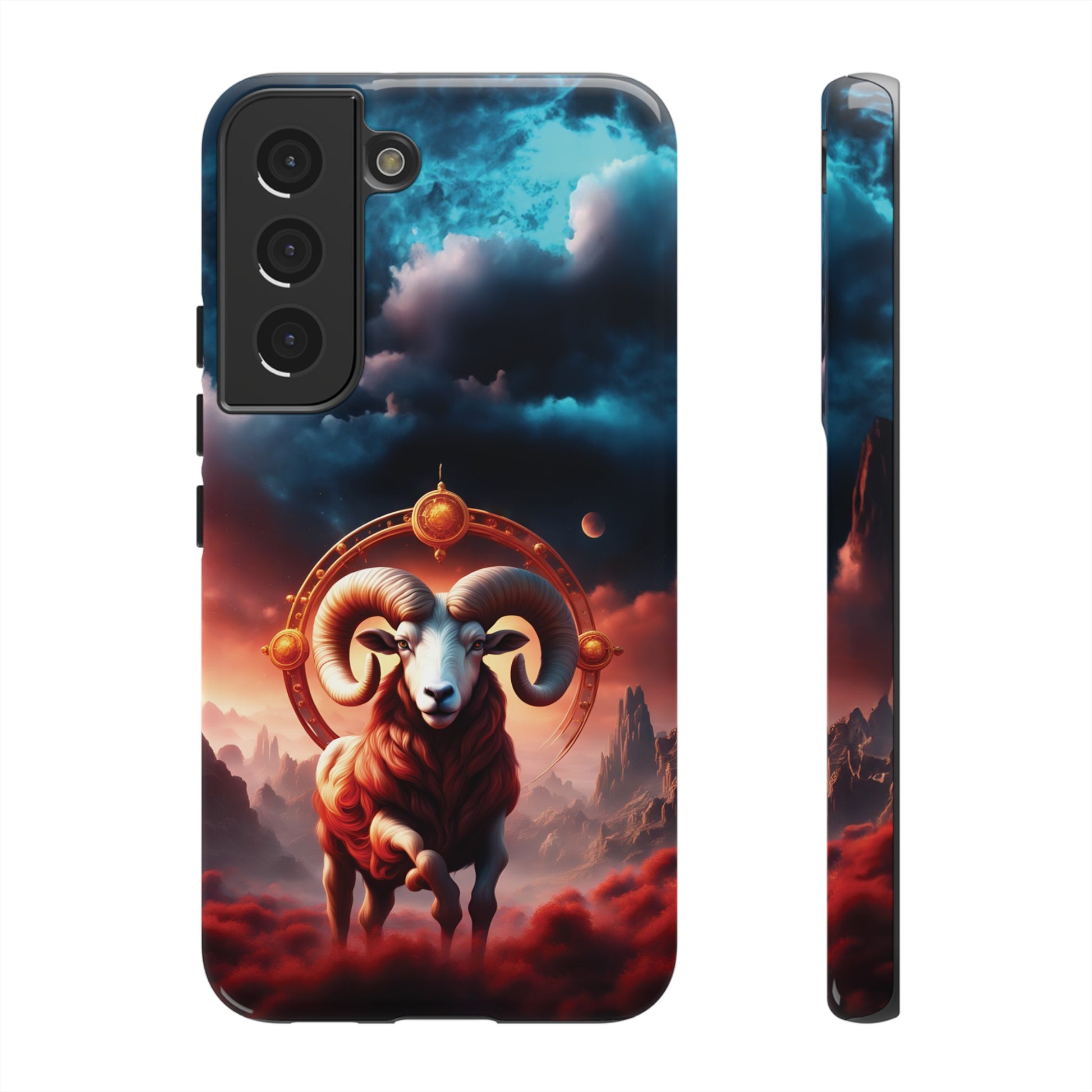 Aries Horoscope Astrology Tough Case for iPhone Samsung Galaxy and Google Pixel Phones, Phone Case, JSCHAFFA.com