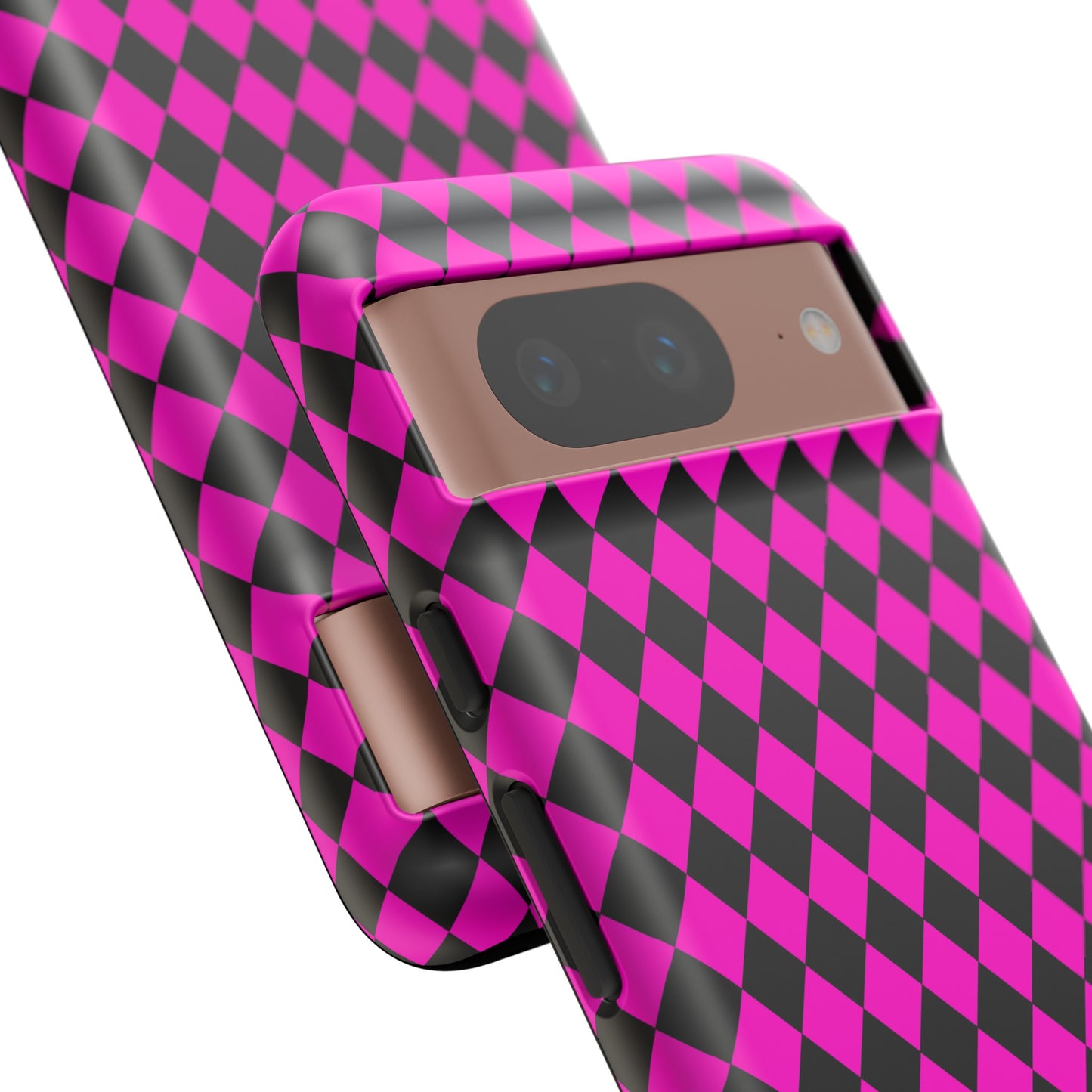 Pink Black Dimond Tough phone Case Cover | iPhone | Google | Samsung, Phone Case, JSCHAFFA.com