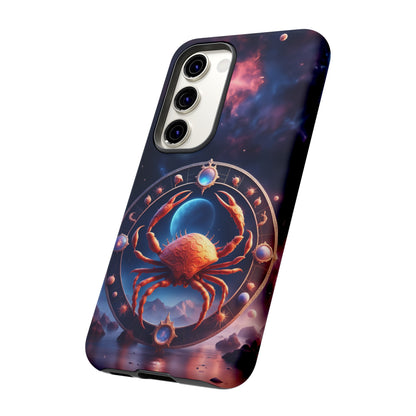 Cancer Horoscope Tough Phone Case for iPhone Google Samsung, Phone Case, JSCHAFFA.com