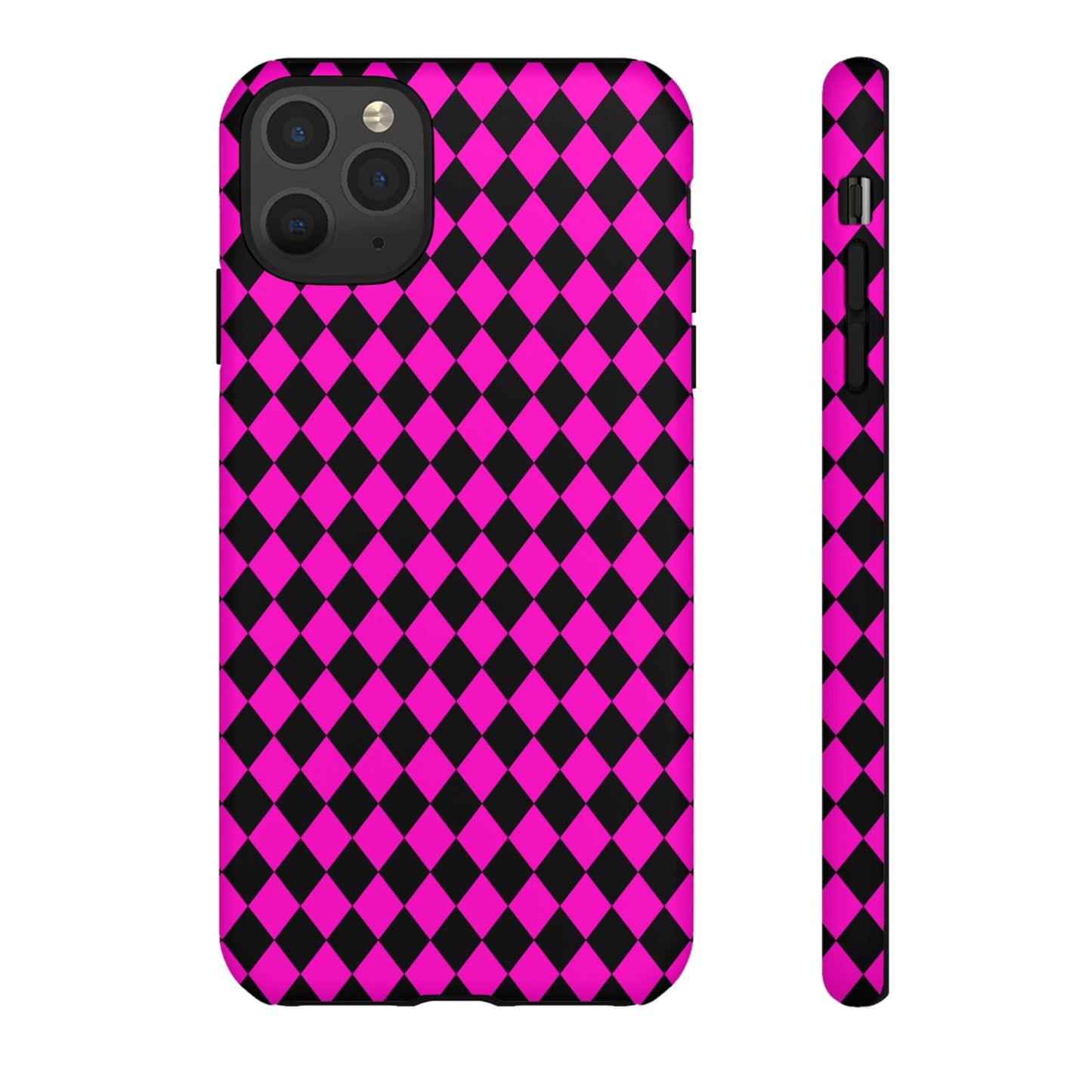 Pink Black Dimond Tough phone Case Cover | iPhone | Google | Samsung, Phone Case, JSCHAFFA.com