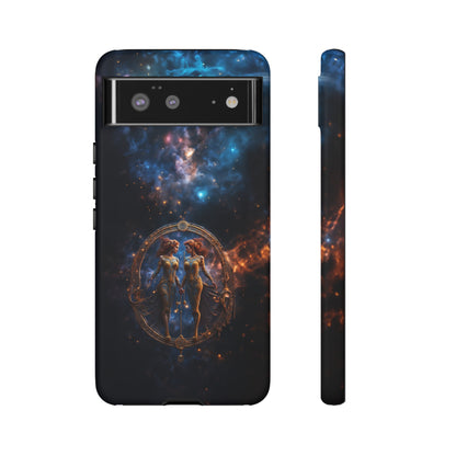 Gemini Horoscope Astrology Tough Case for iPhone Samsung Galaxy and Google Pixel Phone, Phone Case, JSCHAFFA.com