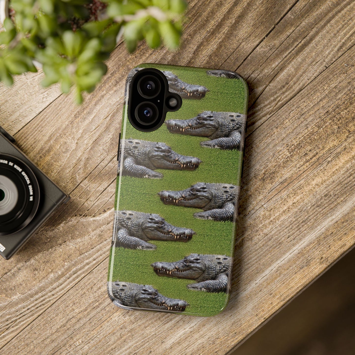 Crocodile Tough Phone Case Cover - Durable Protection with Reptile Style