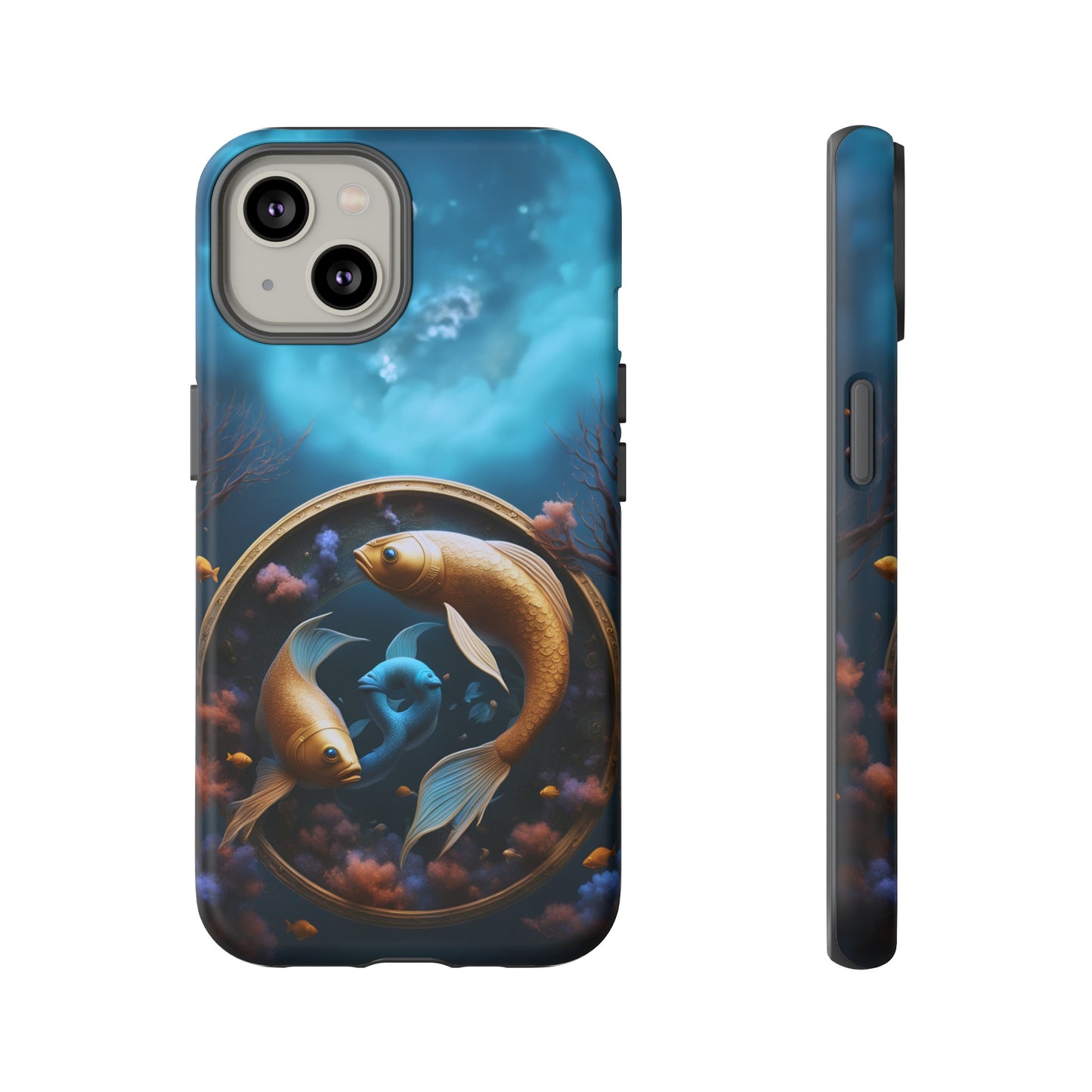 Pisces Horoscope Tough Phone Case for iPhone Google Samsung, Phone Case, JSCHAFFA.com