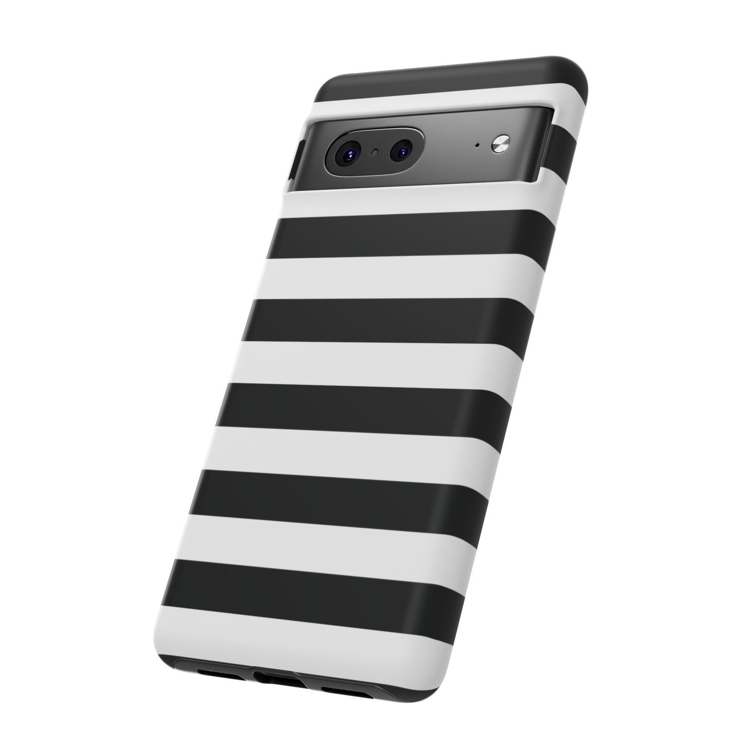 Black and White Stripe Tough Phone Case, Phone Case, JSCHAFFA.com