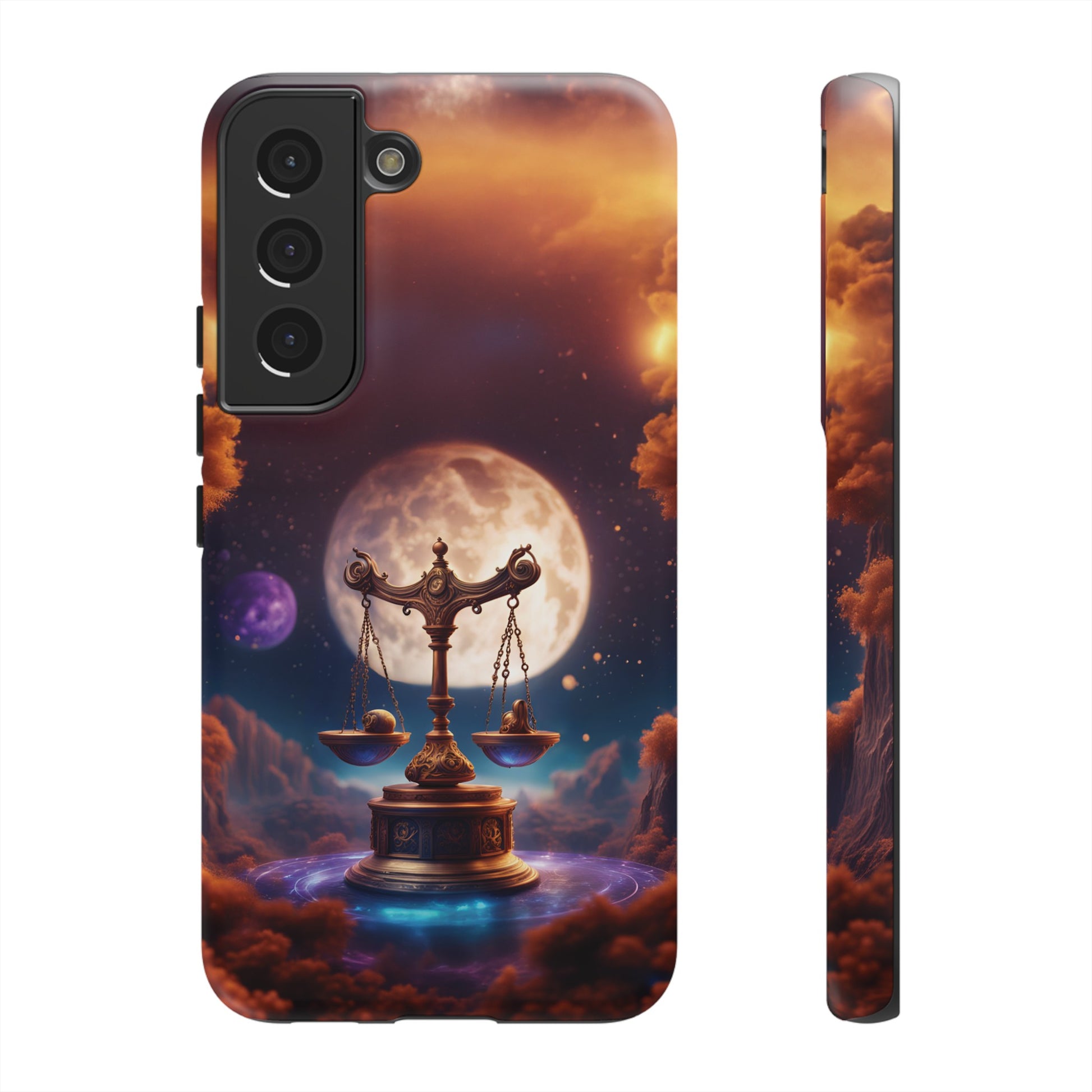 Libra Horoscope Astrology Tough Case for iPhone 15,14,13 and also Samsung Galaxy and Google Pixel Phones, Phone Case, JSCHAFFA.com