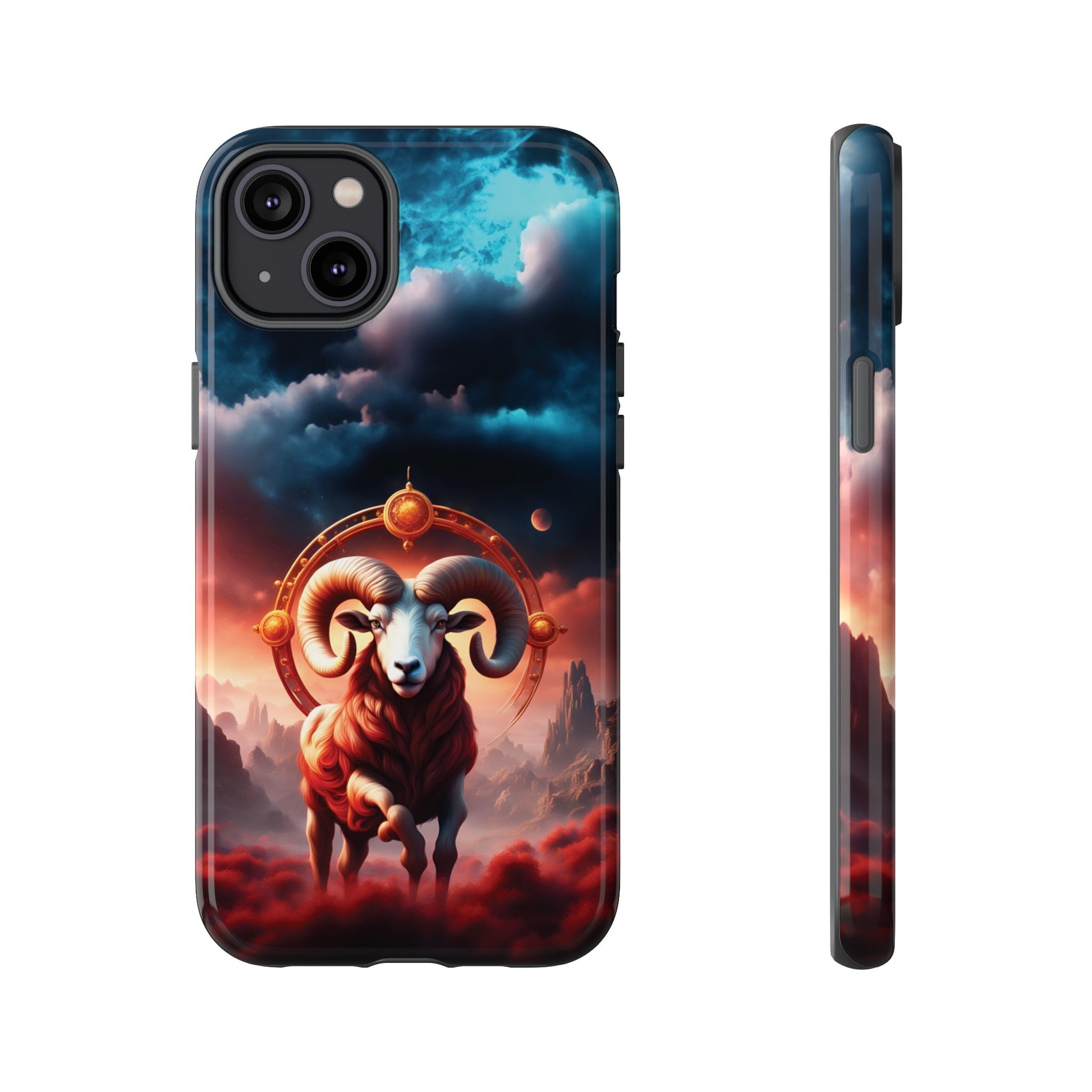 Aries Horoscope Astrology Tough Case for iPhone Samsung Galaxy and Google Pixel Phones, Phone Case, JSCHAFFA.com