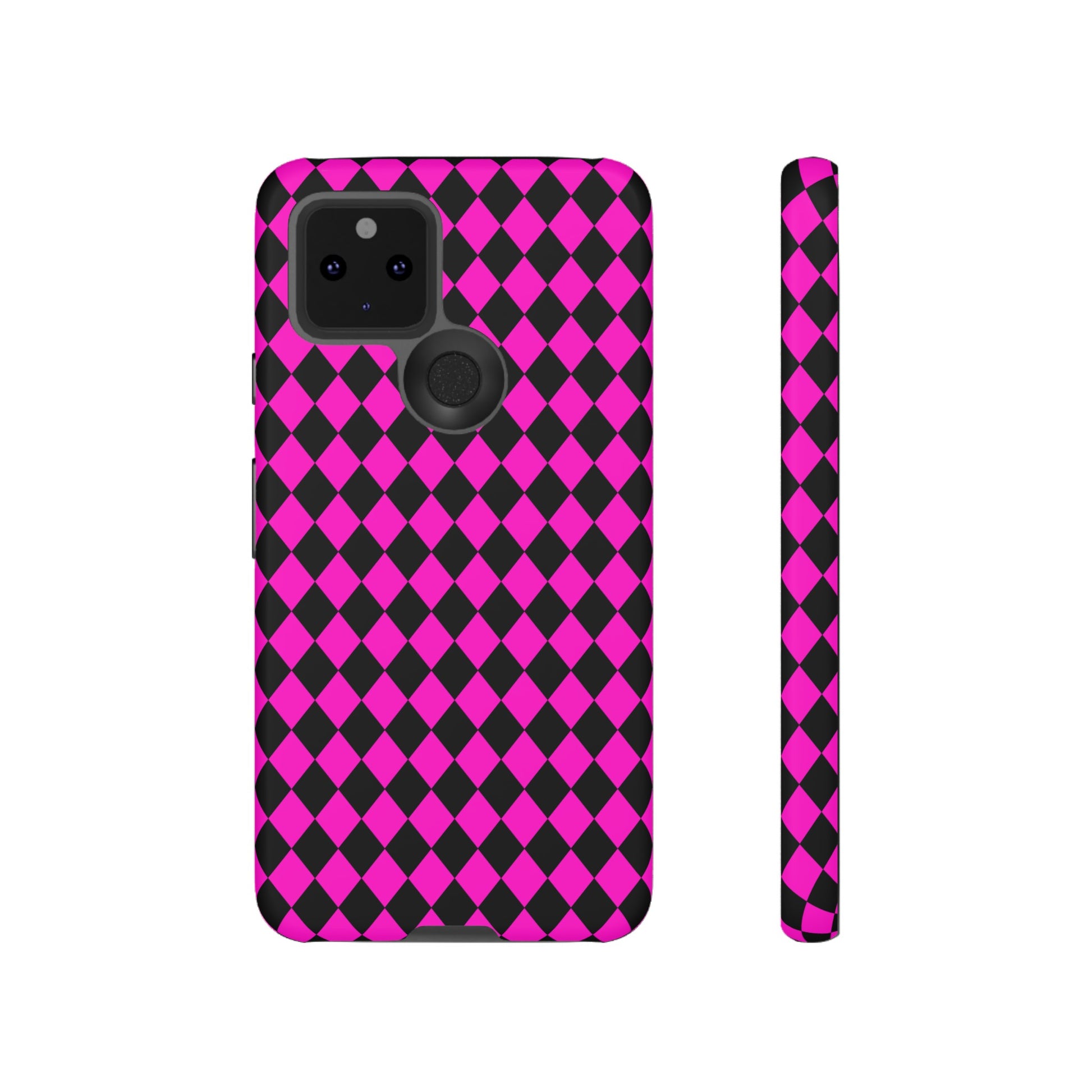 Pink Black Dimond Tough phone Case Cover | iPhone | Google | Samsung, Phone Case, JSCHAFFA.com