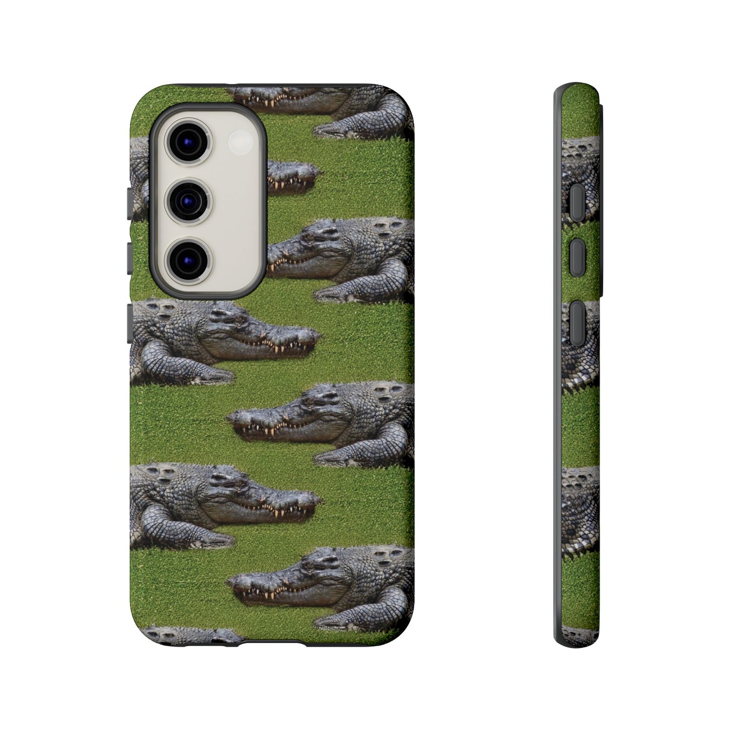 Crocodile Tough Phone Case Cover - Durable Protection with Reptile Style