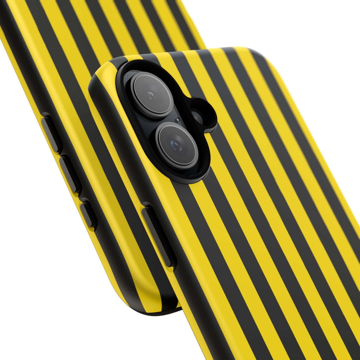 Yellow & Black Stripe Tough Case Phone Case for iPhone, Samsung, Google Mobile phones