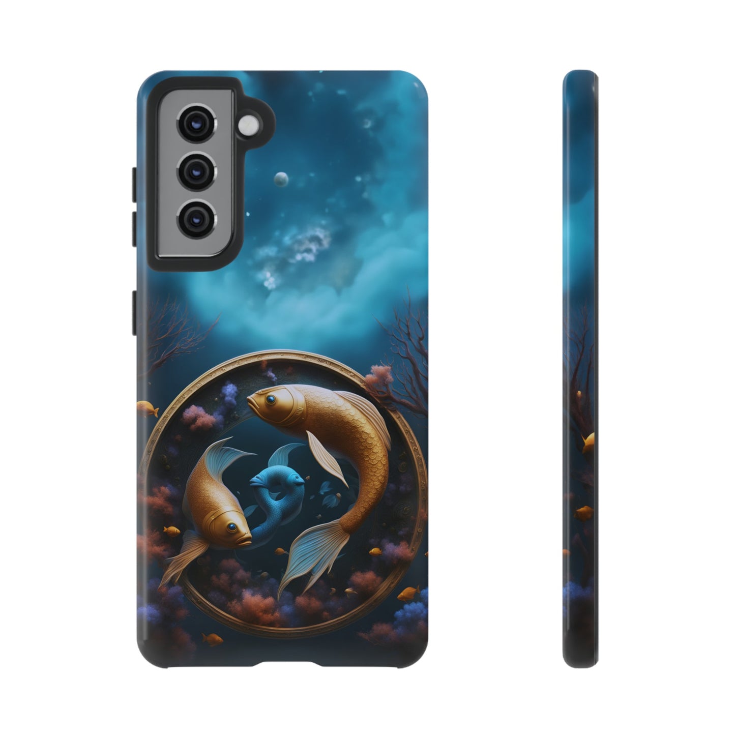 Pisces Horoscope Tough Phone Case for iPhone Google Samsung, Phone Case, JSCHAFFA.com