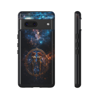 Gemini Horoscope Astrology Tough Case for iPhone Samsung Galaxy and Google Pixel Phone, Phone Case, JSCHAFFA.com