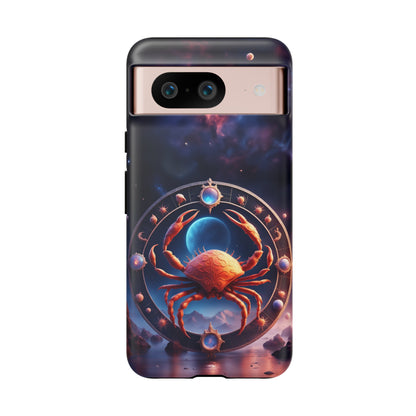 Cancer Horoscope Tough Phone Case for iPhone Google Samsung, Phone Case, JSCHAFFA.com