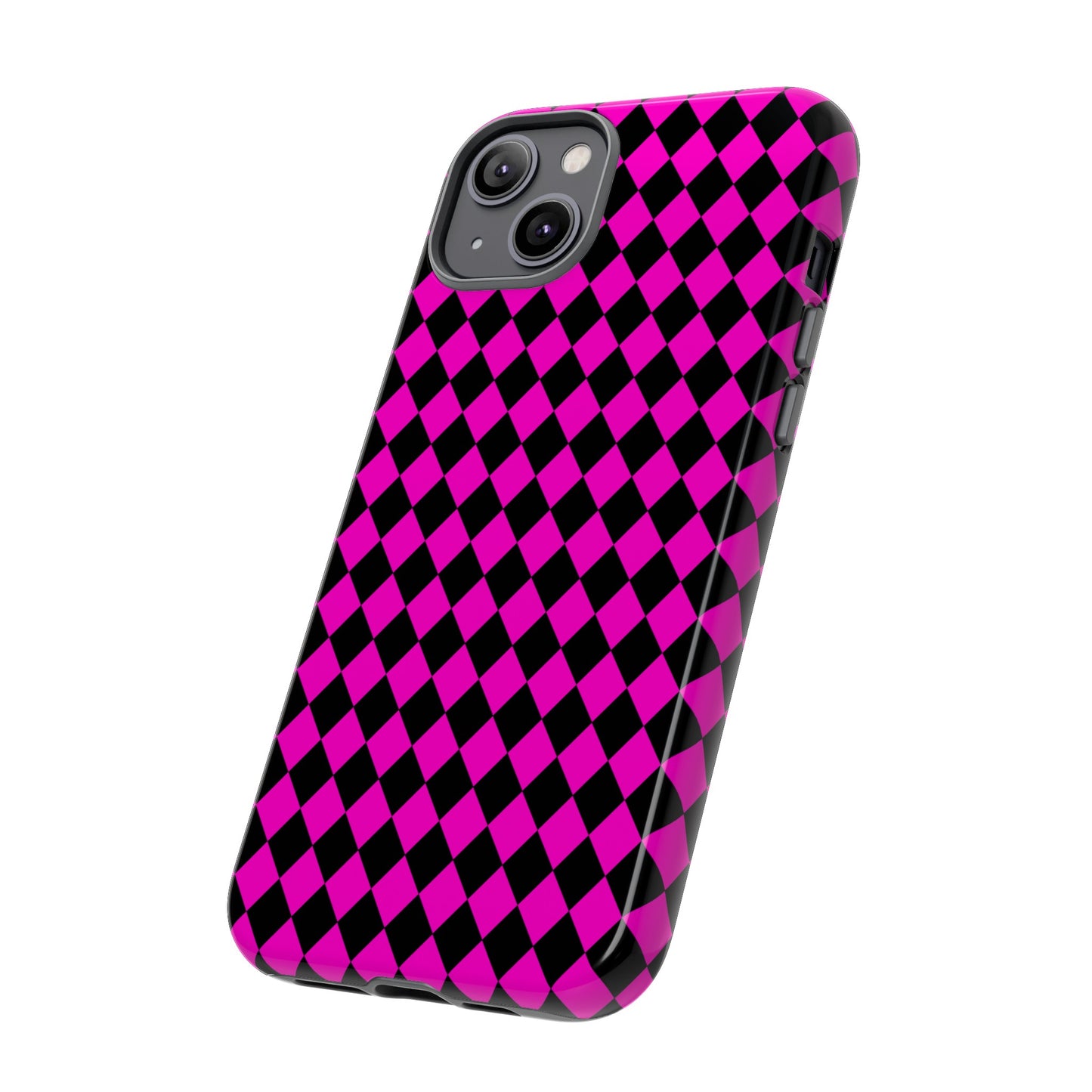 Pink Black Dimond Tough phone Case Cover | iPhone | Google | Samsung, Phone Case, JSCHAFFA.com