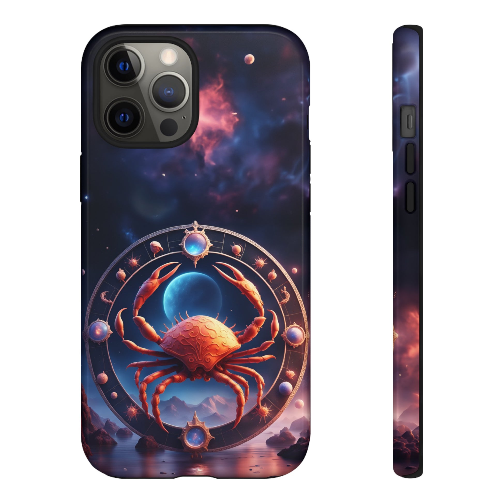 Cancer Horoscope Tough Phone Case for iPhone Google Samsung, Phone Case, JSCHAFFA.com