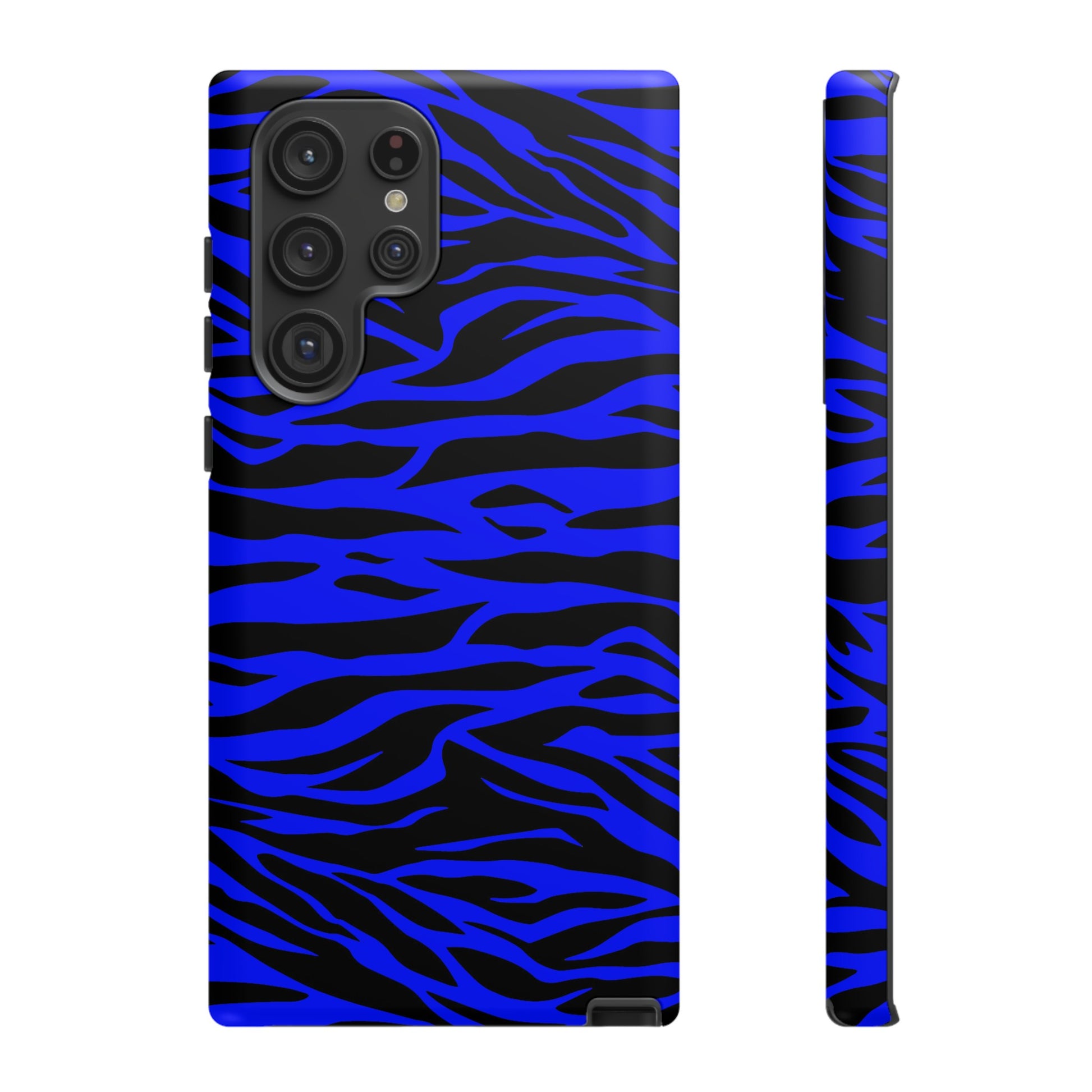 Blue Wild Tiger Print Pattern Tough Phone Case To protect your Phone, Phone Case, JSCHAFFA.com