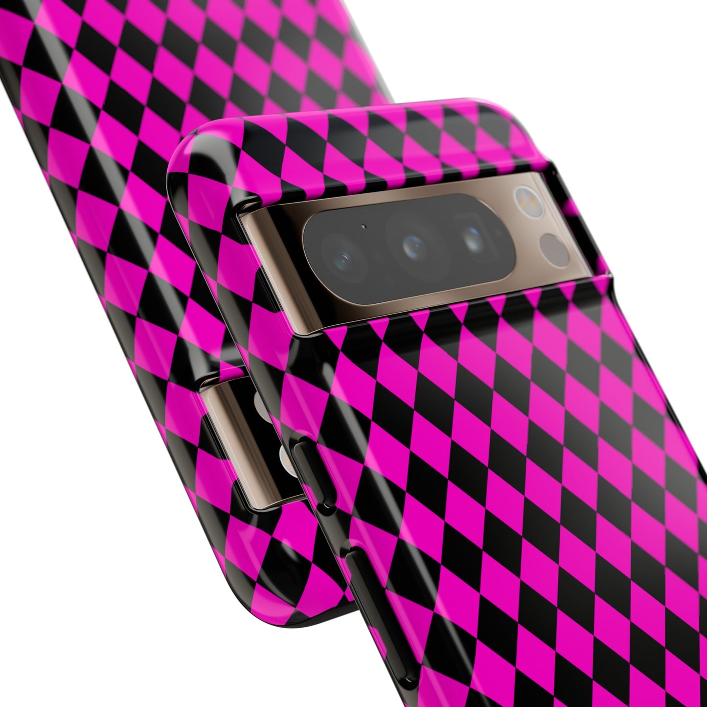 Pink Black Dimond Tough phone Case Cover | iPhone | Google | Samsung, Phone Case, JSCHAFFA.com