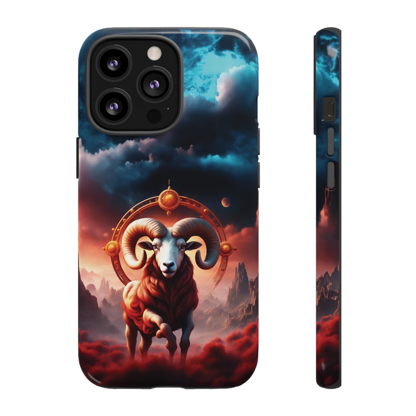 Aries Horoscope Astrology Tough Case for iPhone Samsung Galaxy and Google Pixel Phones, Phone Case, JSCHAFFA.com