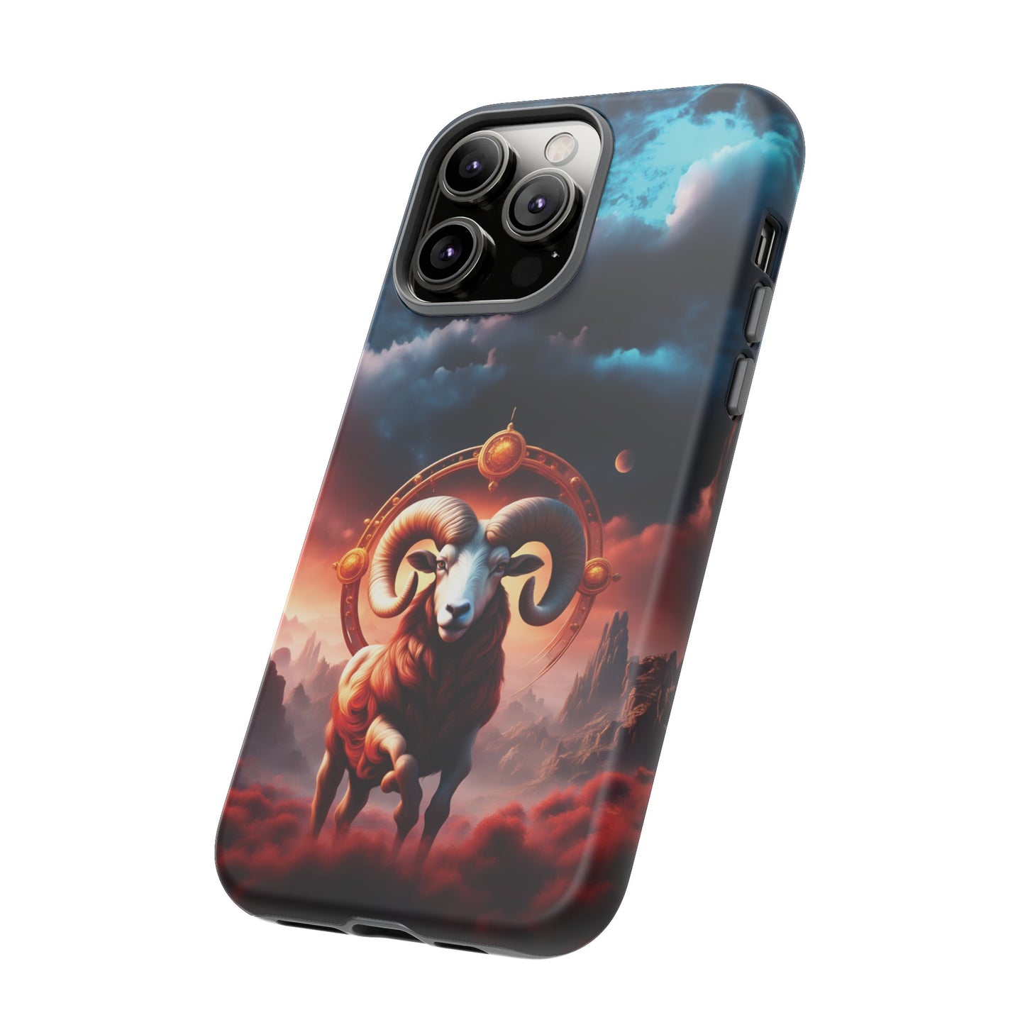 Aries Horoscope Astrology Tough Case for iPhone Samsung Galaxy and Google Pixel Phones, Phone Case, JSCHAFFA.com