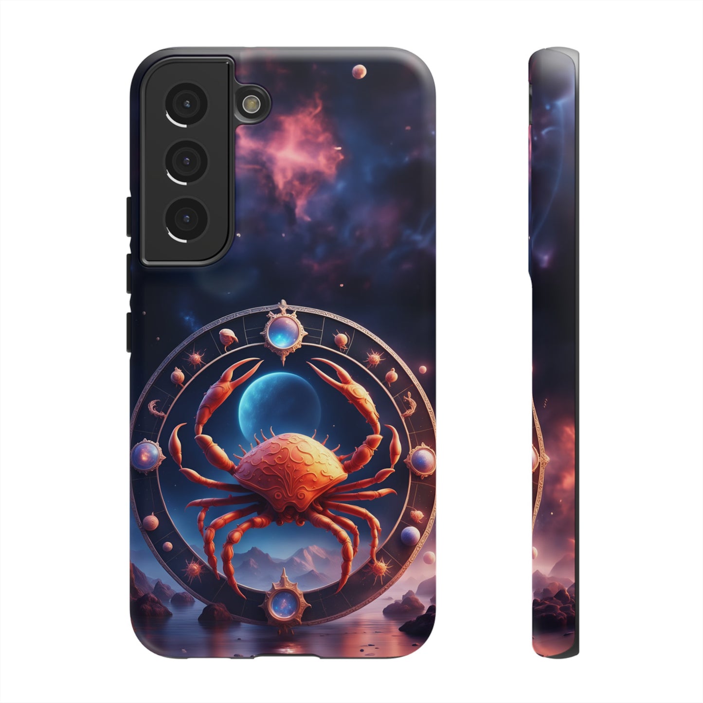 Cancer Horoscope Tough Phone Case for iPhone Google Samsung, Phone Case, JSCHAFFA.com