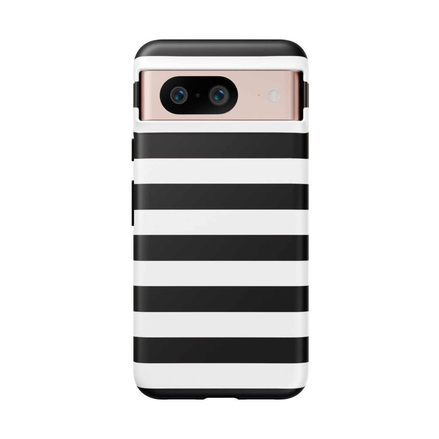 Black and White Stripe Tough Phone Case, Phone Case, JSCHAFFA.com