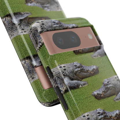 Crocodile Tough Phone Case Cover - Durable Protection with Reptile Style, Phone Case, JSCHAFFA.com