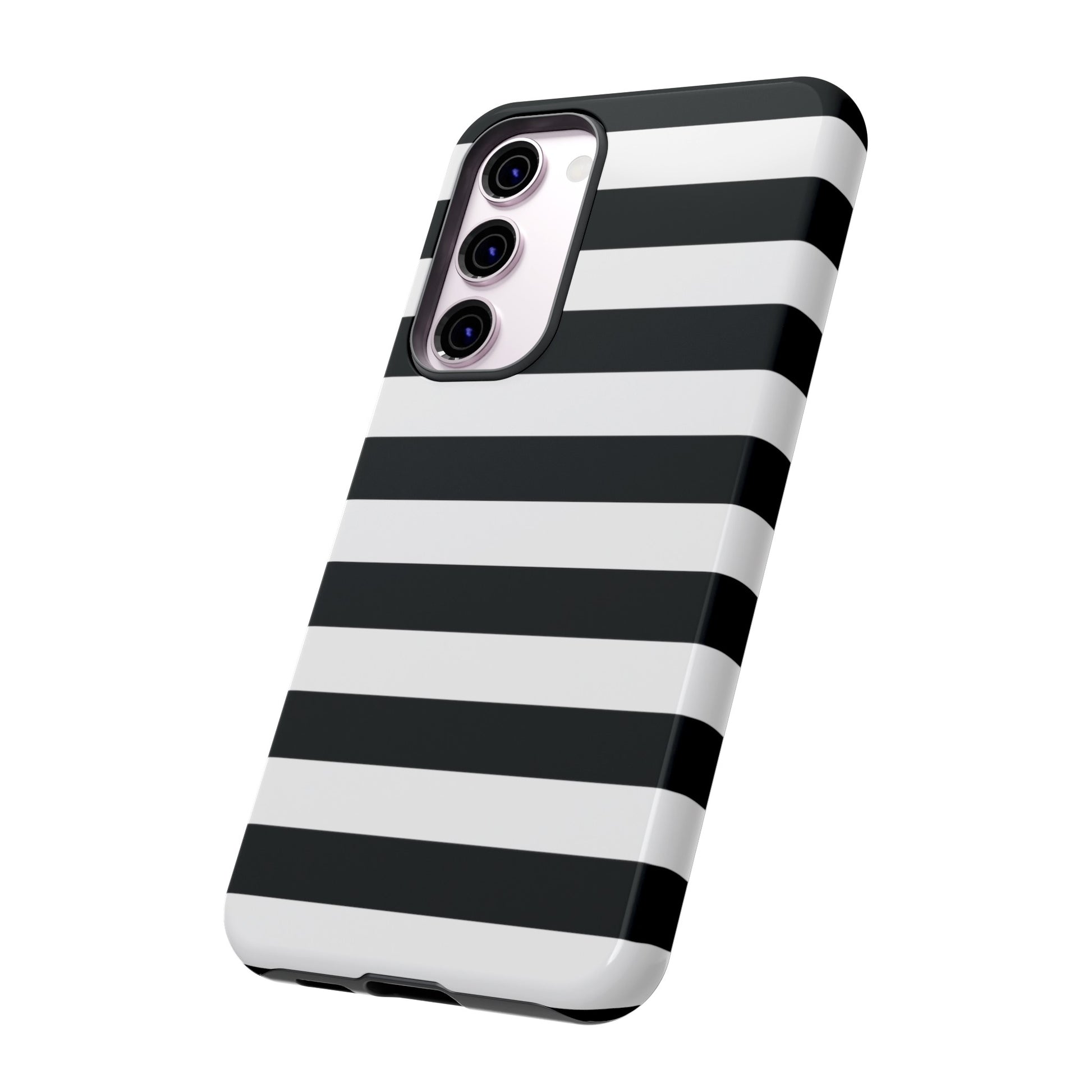 Black and White Stripe Tough Phone Case, Phone Case, JSCHAFFA.com