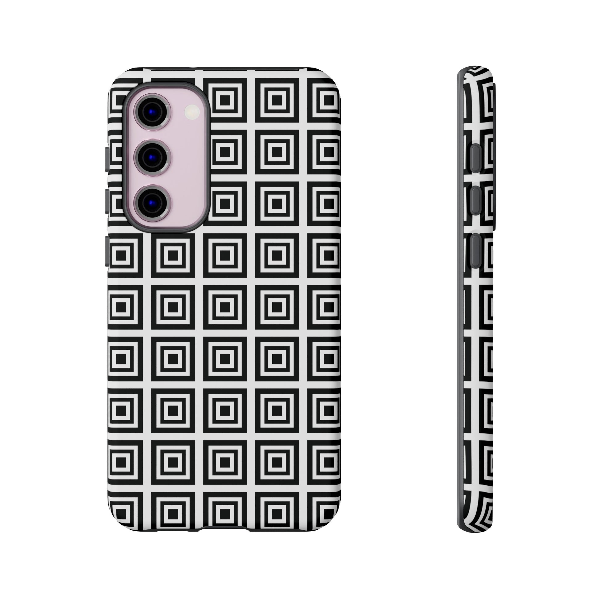 Cute Square Black and With Tough Phone Case, Phone Case, JSCHAFFA.com