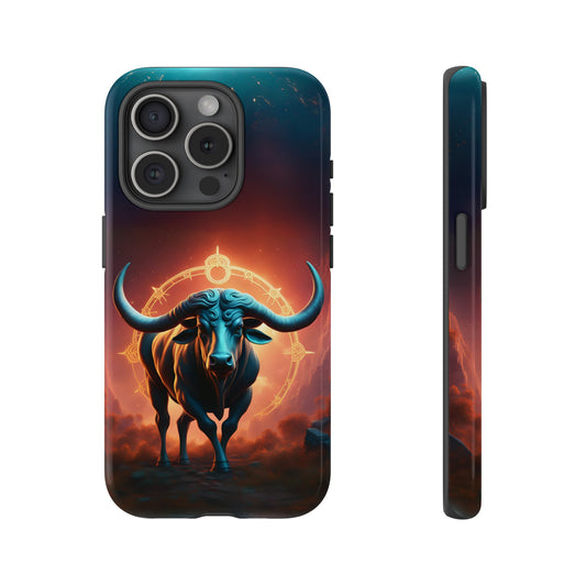 Taurus Bull Astrology Horoscope Tough Phone Case, Phone Case, JSCHAFFA.com