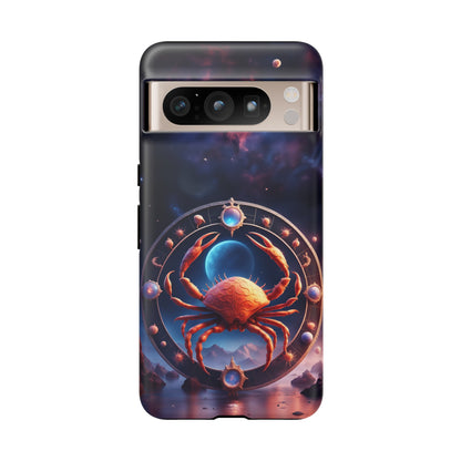 Cancer Horoscope Tough Phone Case for iPhone Google Samsung, Phone Case, JSCHAFFA.com