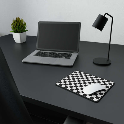 Checkered Flag Racing Mouse Pad Non-Slip Base Home Decor JSCHAFFA.com