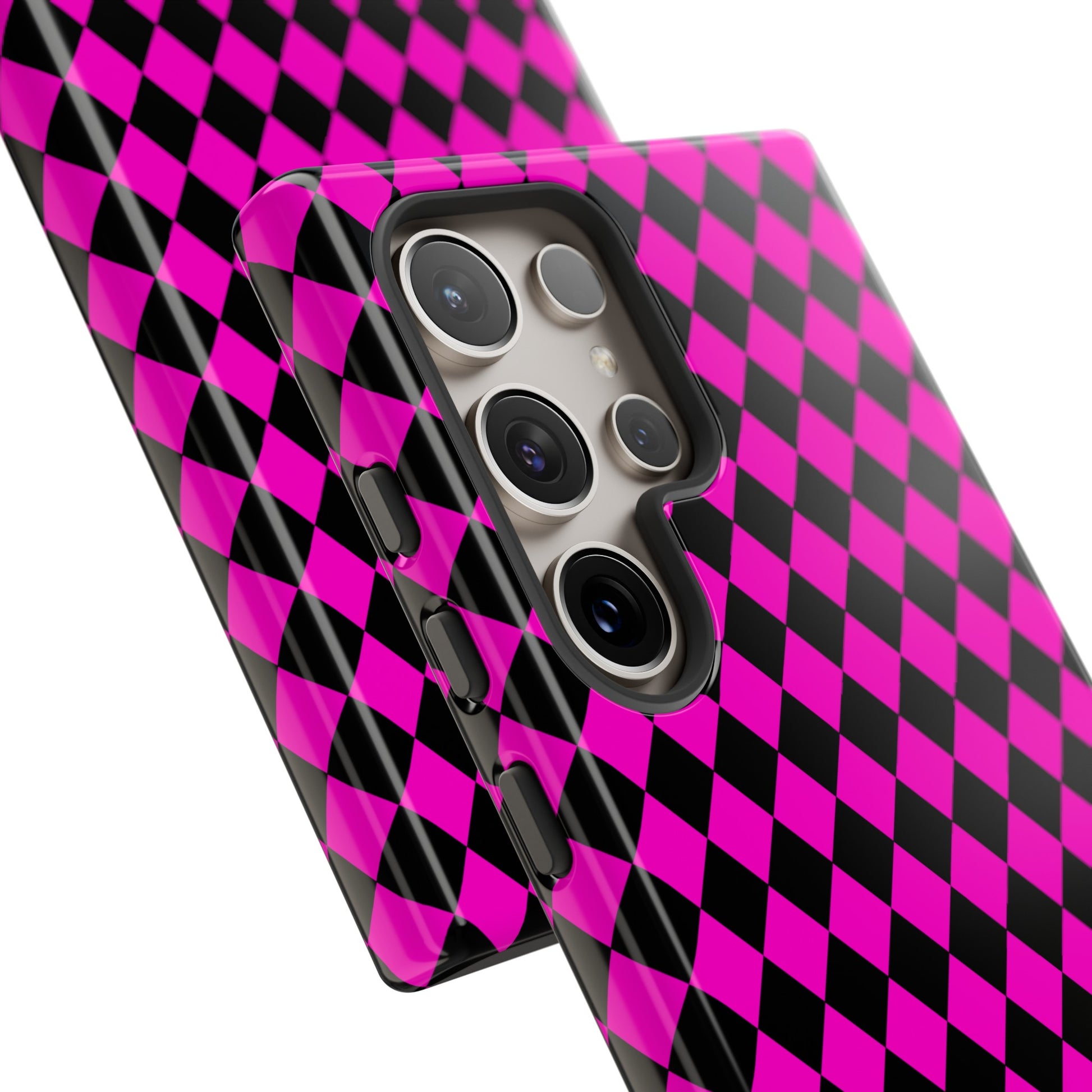 Pink Black Dimond Tough phone Case Cover | iPhone | Google | Samsung, Phone Case, JSCHAFFA.com