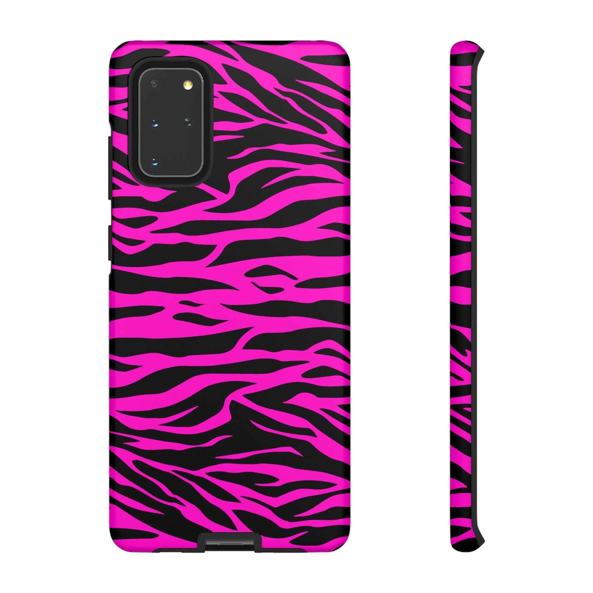 Pink Phone Case Tough Tiger Print, Mobile Phone Case, JSCHAFFA.com