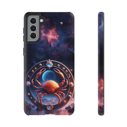 Cancer Horoscope Tough Phone Case for iPhone Google Samsung, Phone Case, JSCHAFFA.com